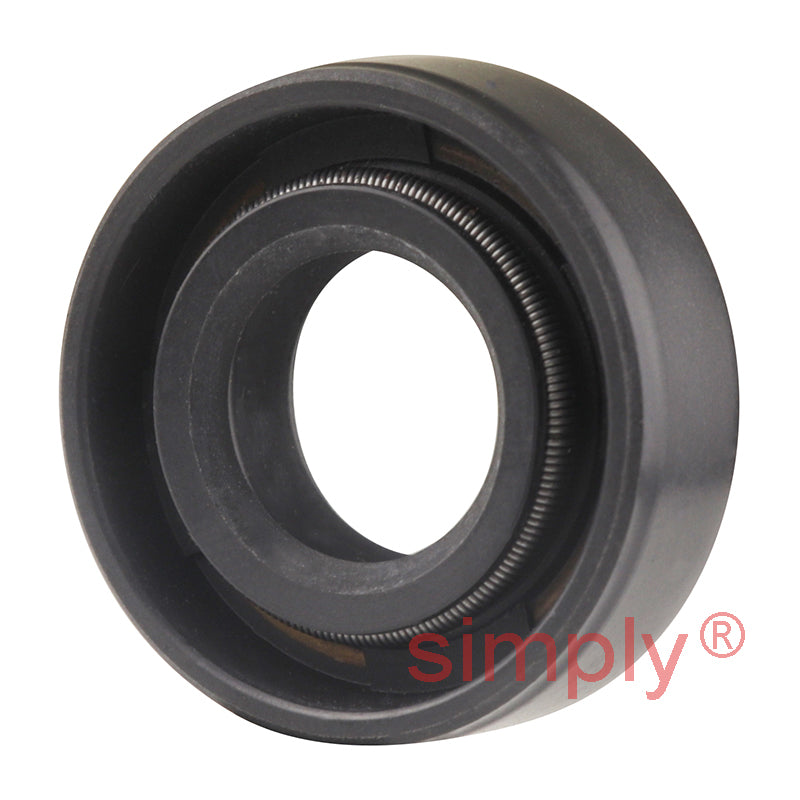 12x24x8DC Metric Fork and Damper Nitrile Rubber Oil Seal with 2 Opposite Facing Individually Sprung Sealing Lips