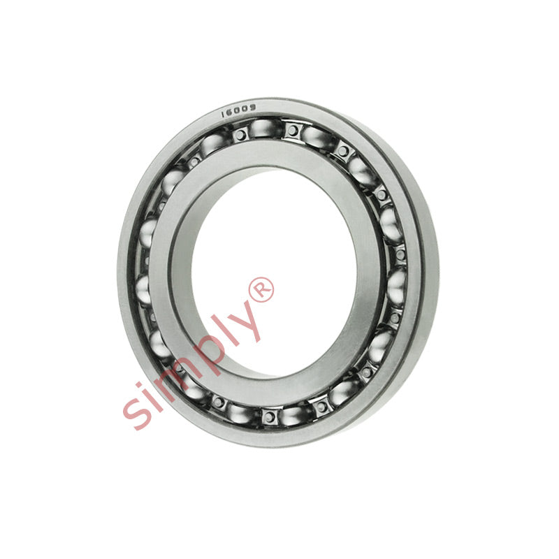 16009 Budget Open Type Deep Groove Ball Bearing 45x75x10mm