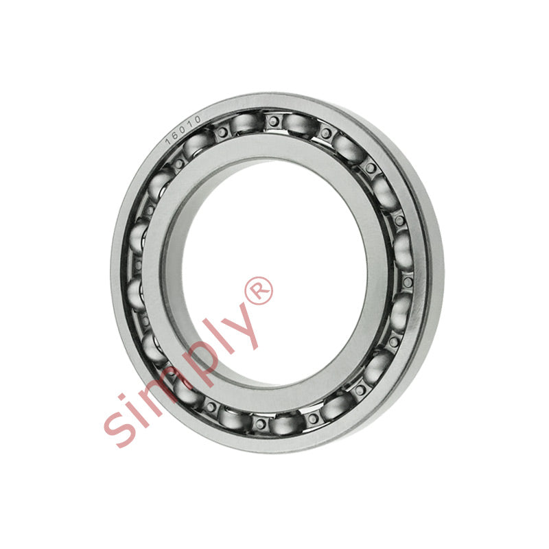 16010 Budget Open Type Deep Groove Ball Bearing 50x80x10mm