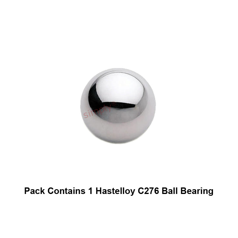 5/8 inch Diameter Hastelloy C276 Ball - Allow 1-2 Days