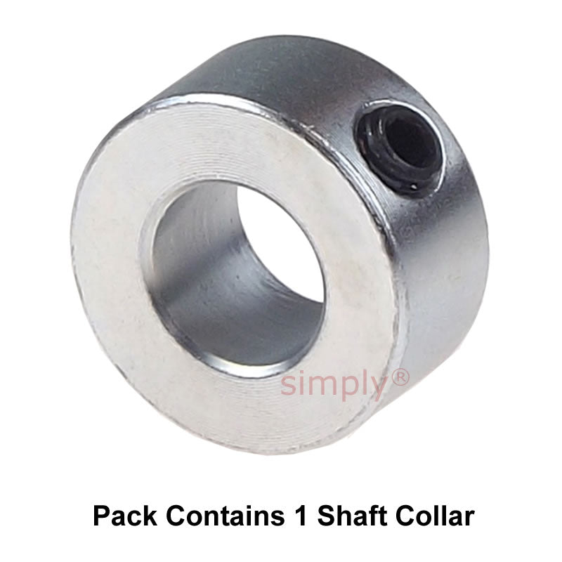 CABU16Z Zinc Plated En8 Steel Shaft Collar 16x28x12mm with Set Screw