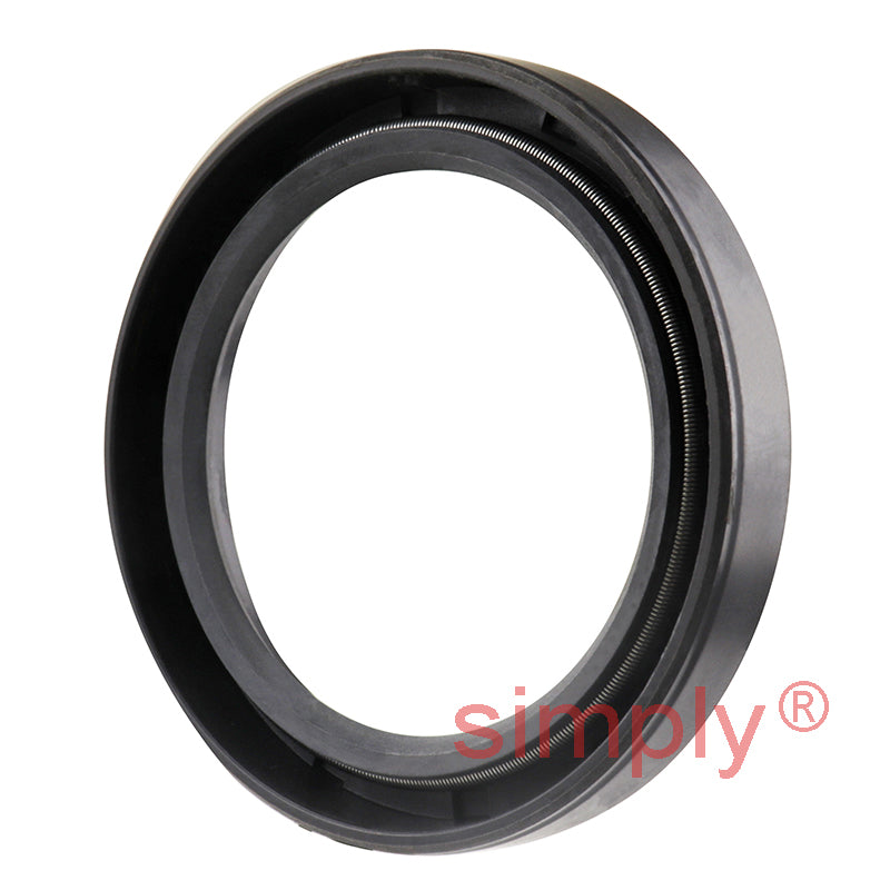 48x65x10mm Nitrile Rubber Single Lip Rotary Shaft Oil Seal with Garter Spring SC / R21