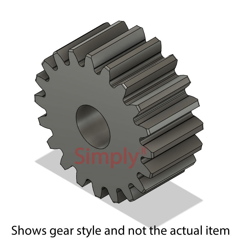 SS50/50A-30 Metric EN8 Spur Gear 50 Tooth 5 Mod Pilot Bored 30mm (H8)