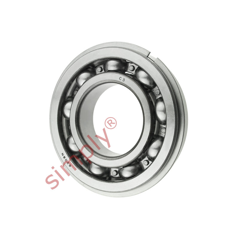 6208NRC3 Deep Groove Ball Bearing with Snap Ring 40x80x18mm