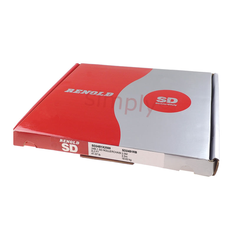 Renold Standard Duty 24B-1 BS Simplex Roller Chain 1-1/2 inch Pitch - 25 Feet Length Allow 2-3 Days