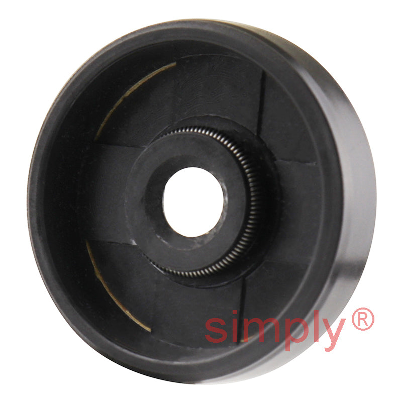6x25x6mm Nitrile Rubber Single Lip Rotary Shaft Oil Seal with Garter Spring SC / R21