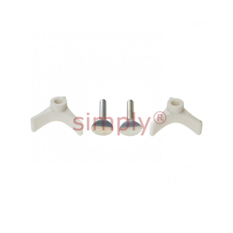 FL198 Lawn Mower Handle Finger Wheels and Bolts By ALM - Fits Flymo