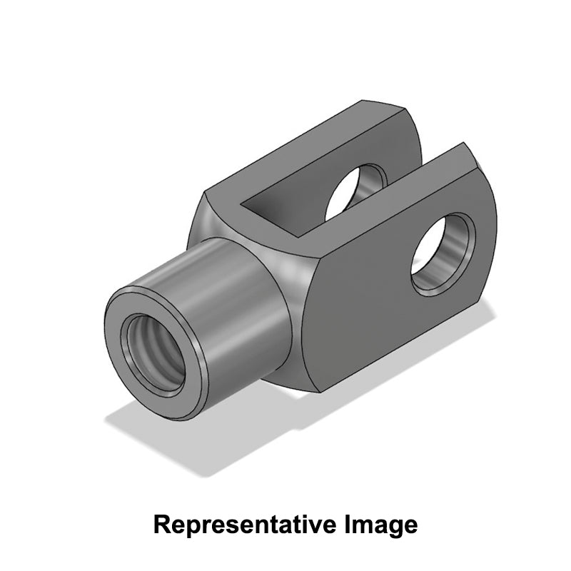 Chiavette G30X54FGSSPN Right Hand Female Stainless Steel Clevis for Pneumatic Cylinders 30mm Bore 54mm Base / Bore Center M27x2 Thread - Allow 7-10 Days