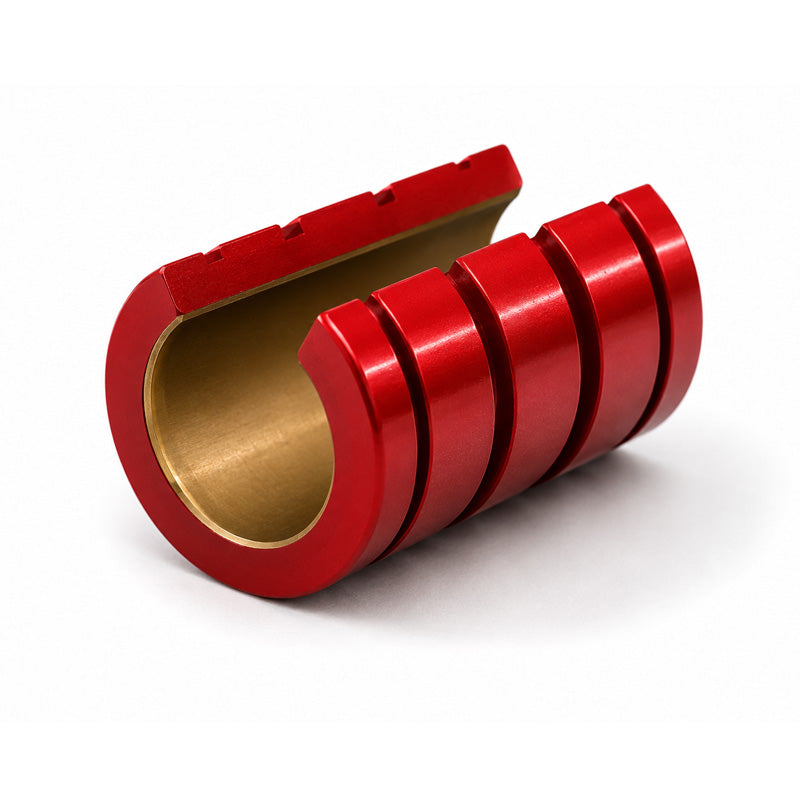 PBC FLN 64 Imperial Open Precision Linear Plain Bearing with Frelon Gold 4x6x8 inch (Allow 2-3 Days)