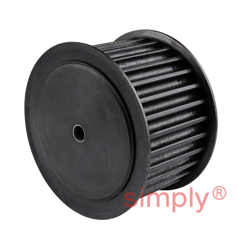 Drive-Flex P30-5M-25F - 5mm Pitch 30 Tooth Flanged HTD Type Steel Pilot Bore Timing Pulley for 25mm Wide Belts