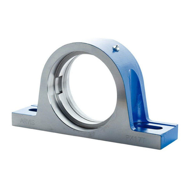 Major Brand NP4T Metric Steel Two Bolt Pillow / Plummer Block Housing for Bearing Inserts with 62mm Outer Diameter - Allow 3-4 Weeks