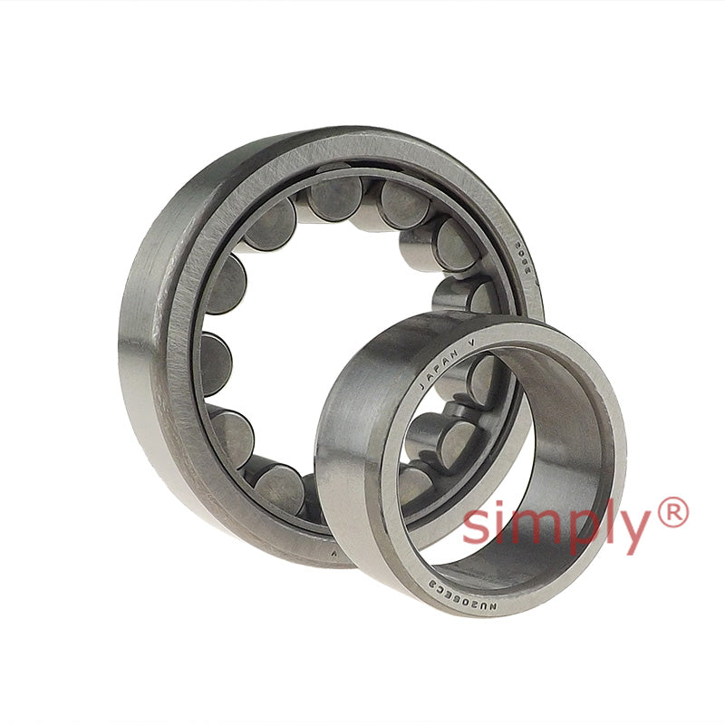 NU205ECJ/C3 Steel Cage Single Row Cylindrical Roller Bearing 25x52x15mm