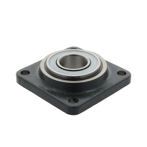 INA PCCJ40 Four Bolt Cast Iron Square Housing with Double Row Angular Contact Ball Bearing 40mm Bore