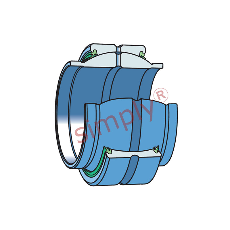 Codex GEM25ES2RS Extended Inner Spherical Plain Bearing 25x42x29x16mm