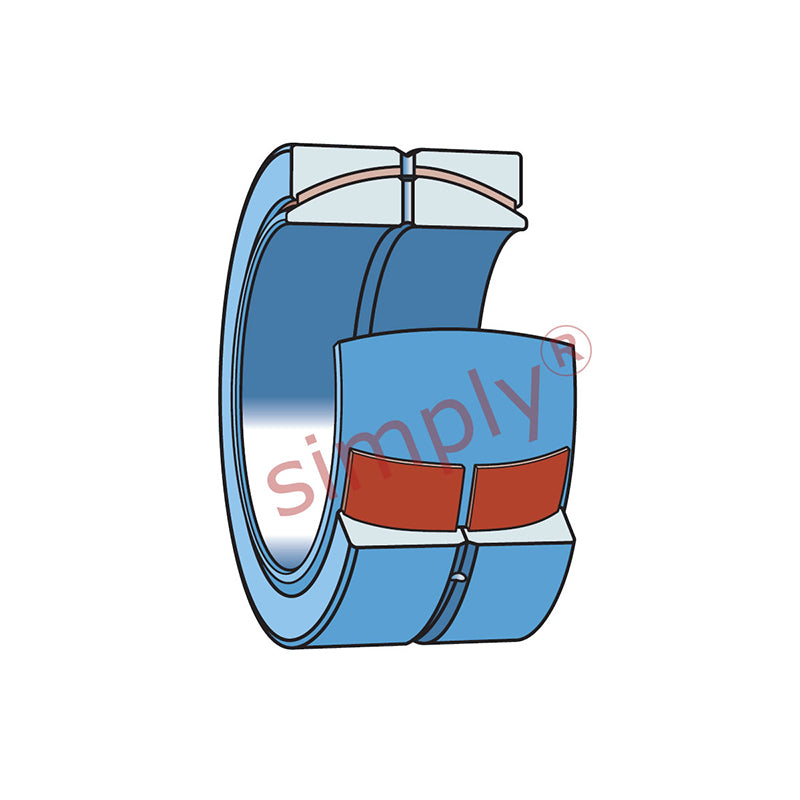 SKF GEC340FSA Maintenance Free Spherical Plain Bearing 340x460x160x135mm