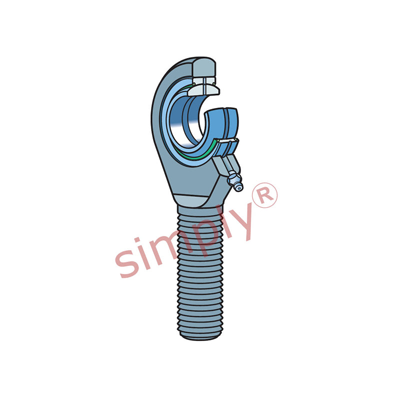 SKF SA45ES2RS Right Hand Steel / Steel Plain Male Rod End M45x3 Thread