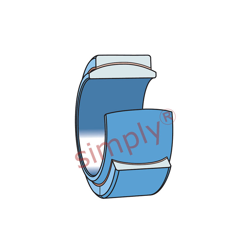 SKF GE17TXGR Maintenance Free Spherical Plain Bearing Steel / PTFE Fabric 17x30x14x10mm