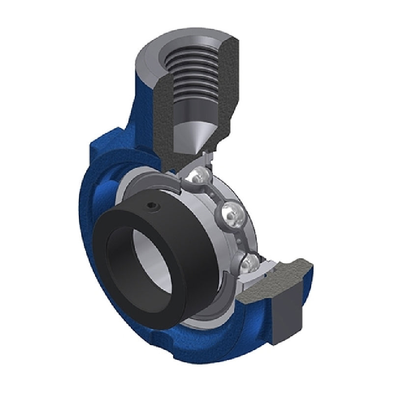SNR ESEHE207 Metric Cast Iron Hanger Bearing Unit with Eccentric Collar Insert 35mm Bore - Allow 2-3 Days