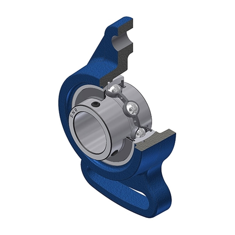 SNR UCFA204 Metric Cast Iron Adjustable Flange Unit with 20mm Insert - Allow 2-3 Days