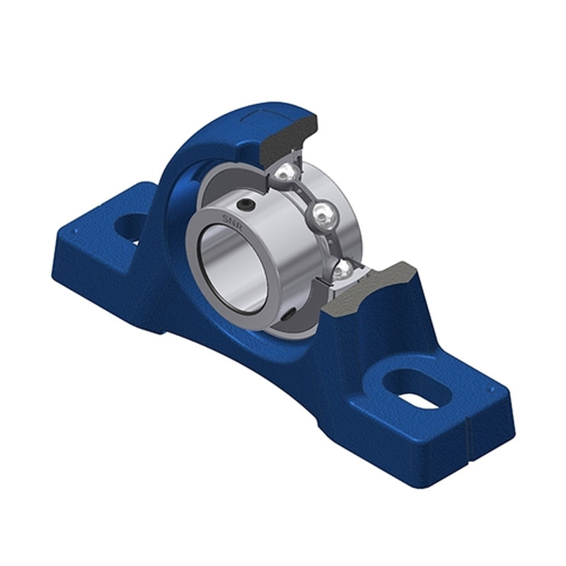 SNR UCPEX15-48 Imperial Cast Iron Two Bolt Pillow / Plummer Block Housing with 3 inch Bore Insert - Allow 2-3 Days