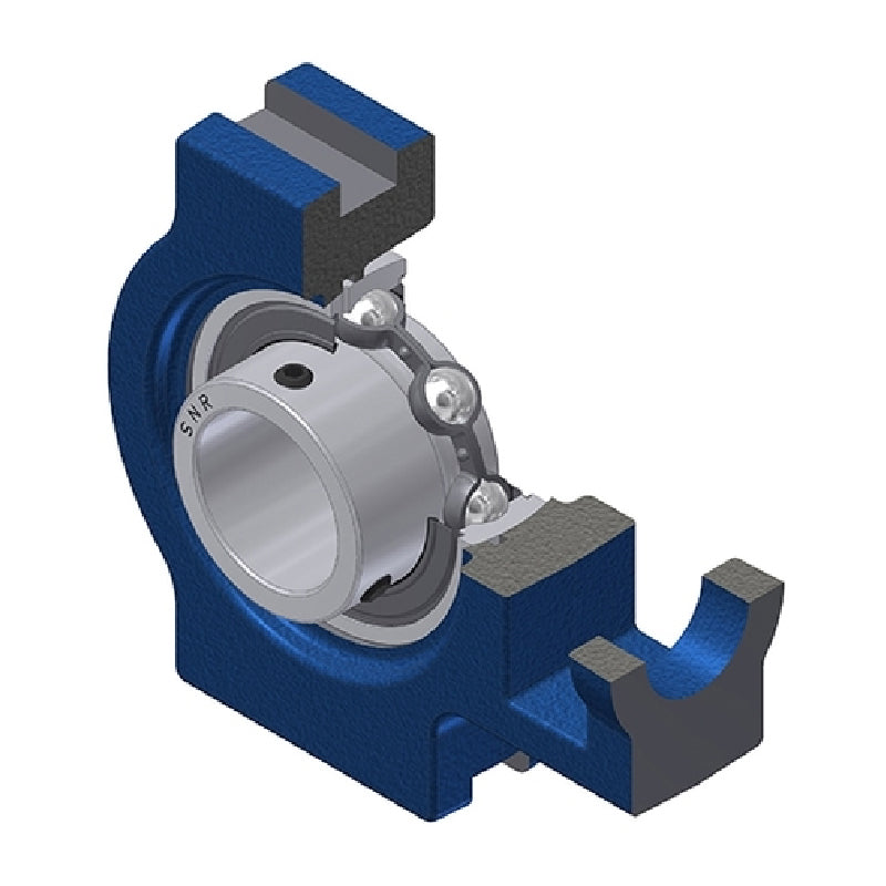 SNR UST207 Metric Cast Iron Take Up Unit with 35mm Bore Bearing Unit