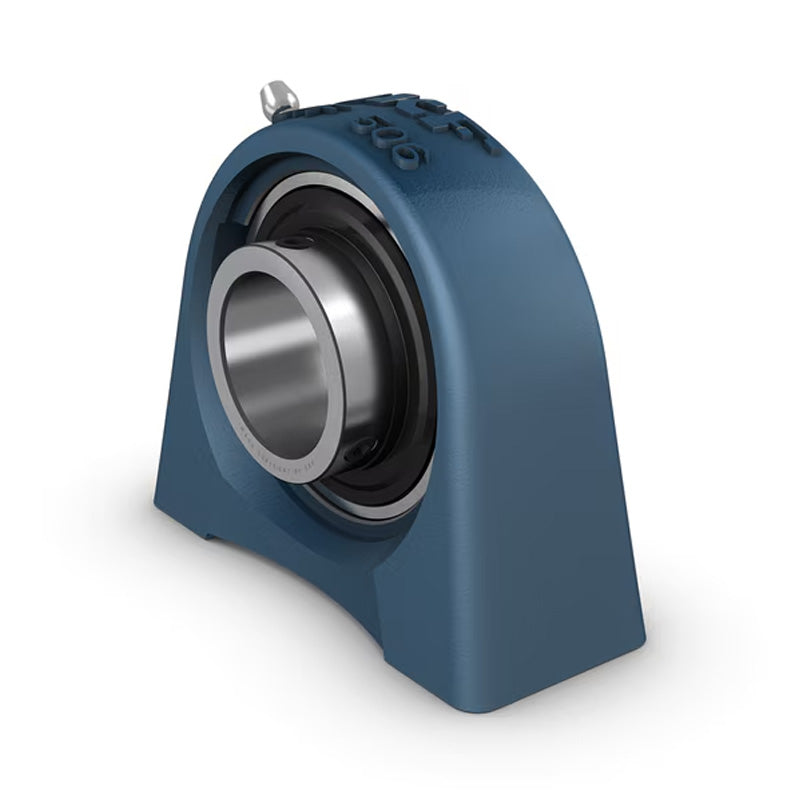 SKF SYF40TF Small Footprint Cast Iron Plummer Block with Grub Screw Insert 40mm