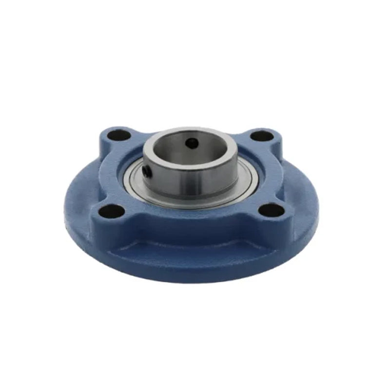 Challenge / FK UCFC208 Metric Cast Iron Four Bolt Round Flanged Housing with 40mm Bore 145mm Outside Dia and Triple Lip Seal Ideal for Agricultural and Outdoor Use