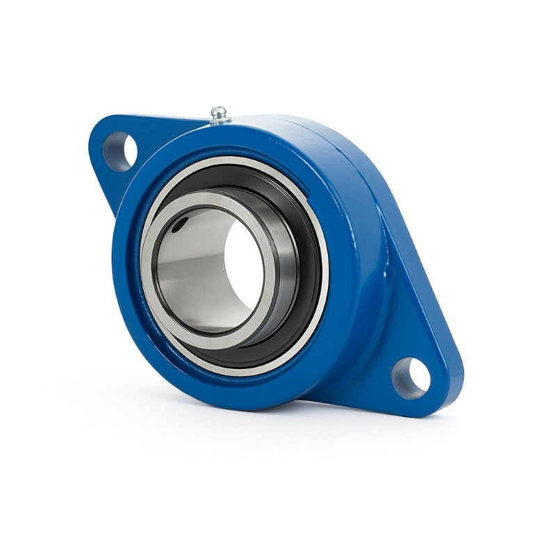 Major Brand UCFL209T-45M Metric Steel Two Bolt Oval Housing for Bearing Inserts with 45mm Outer Diameter - Allow 3-4 Weeks