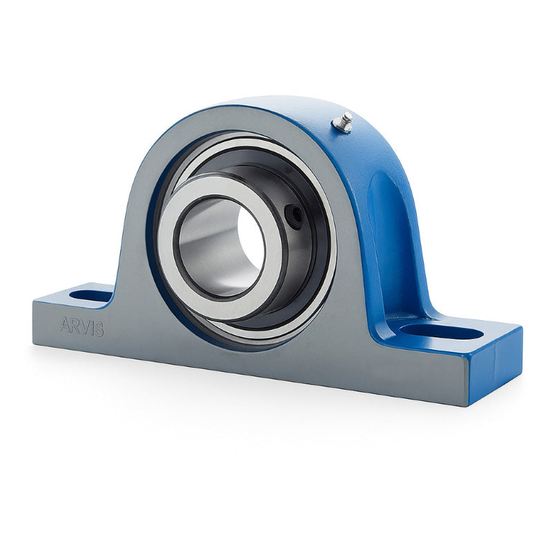 Major Brand UCP307T-35M Metric Steel Two Bolt Pillow / Plummer Block Housing with 35mm Bore Insert - Allow 3-4 Weeks