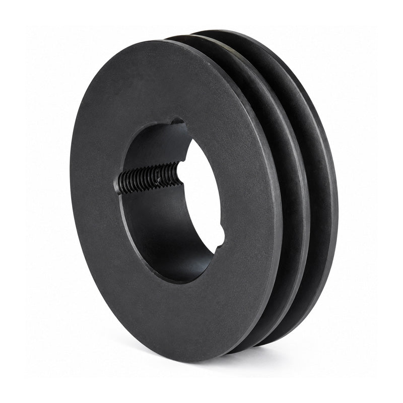 140X2SPZ 140mm Pitch Diameter SPZ Section Tapered Locking Bush Type Pulley with 2 Grooves (Bush not Incl.)
