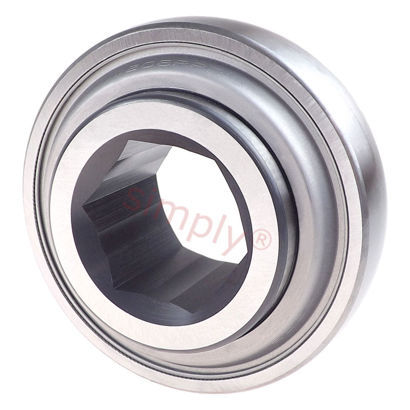 Major Brand W208PPB16 Feederhouse Hex Bore Bearing 1.25x3.1496x1.4374 inch