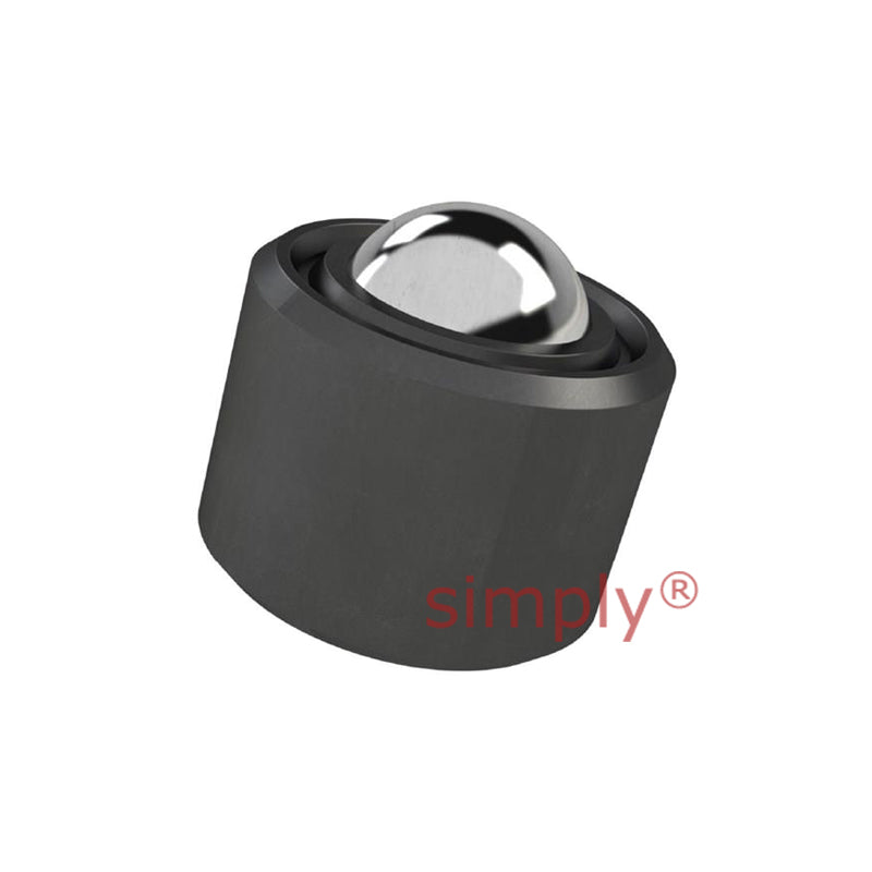 High-Performance Push Fit Ball Transfer Unit with 12.7mm Steel Ball - Load Capacity 35kg - Allow 2-3 Days