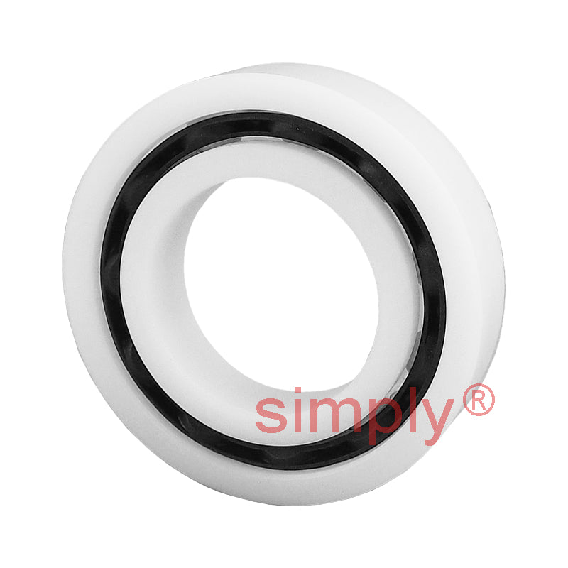xiros xirodur BB6202B18010ES Open Type Radial Groove Ball Bearing with PA Cage and Stainless Steel Balls 15x35x11mm