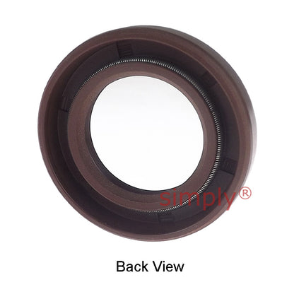 0.75x1.25x0.25 inch FKM Rubber Imperial Double Lip Rotary Shaft Oil Seal with Garter Spring