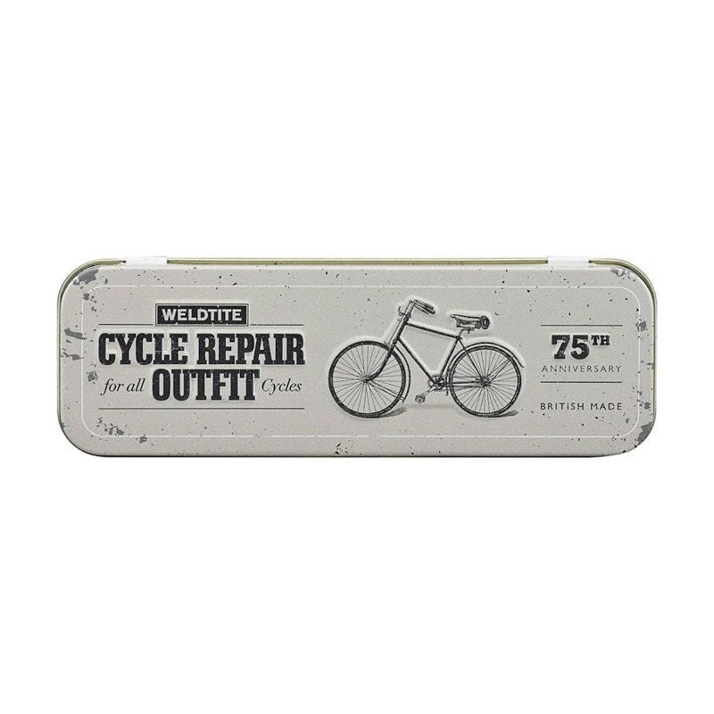 Weldtite 75th Anniversary Celebration Vintage Design Cycle Repair Outfit Tin