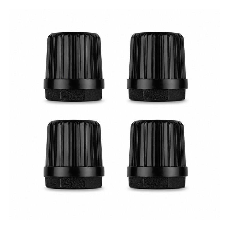 Pack of 4 Schrader Type Plastic Valve Caps