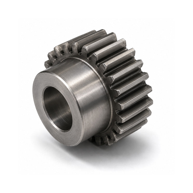 SS05/12B-2 Metric EN8 Spur Gear 12 Tooth 0.5 Mod Pilot Bored 2mm (H8)