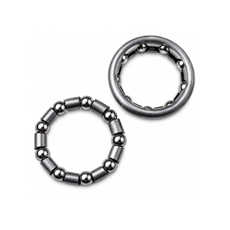 Pack of 2 Weldtite 5/32 inch Case Hardened Ball Bearings in Cage Retainers