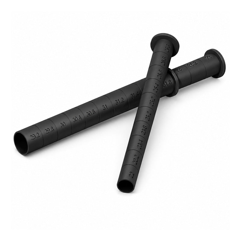Cyclo Seat Post Sizing Gauge 3 Piece Set Slides Together for Storage