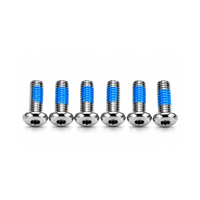 Pack of 6 Disc Rotor Bolts M5x0.8 Thread Pitch (Complete with Thread Lock Pre-Applied)