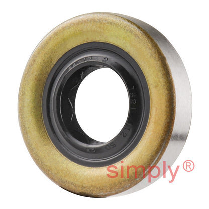 0.5x1.12x0.25 inch Metal Cased Nitrile Rubber Rotary Shaft Oil Seal R6 Style