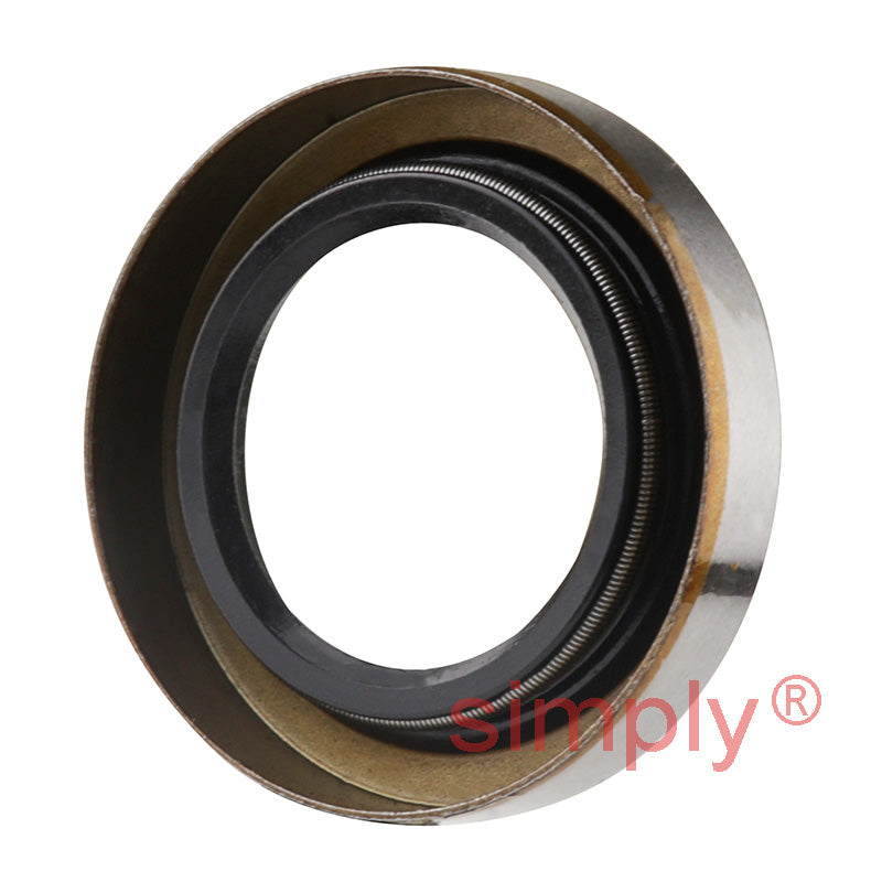 0.87x1.37x0.25 inch Metal Cased Nitrile Rubber Rotary Shaft Oil Seal with Garter Spring
