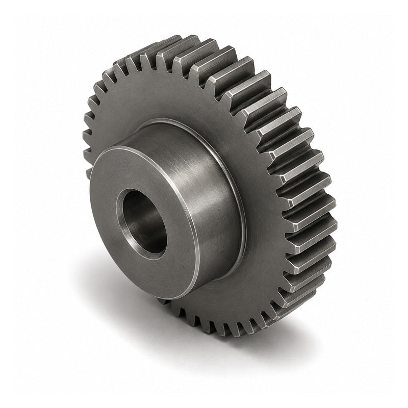 SS10DP/54B-0.875 Imperial EN8 Steel Spur Gear 54 Tooth 10 DP Bored 0.875 inch (H8)