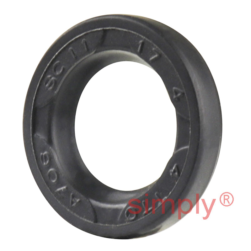 11x17x4mm Nitrile Rubber Single Lip Rotary Shaft Oil Seal SC / R21