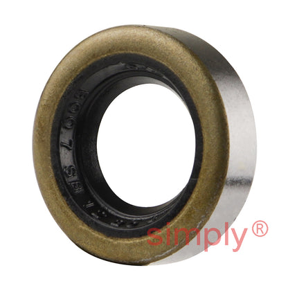12x20x5mm Metal Cased Nitrile Rubber Single Lip Rotary Shaft Oil Seal SB Type