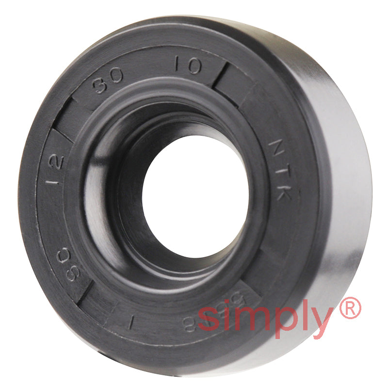 12x30x10mm Nitrile Rubber Single Lip Rotary Shaft Oil Seal with Garter Spring SC / R21