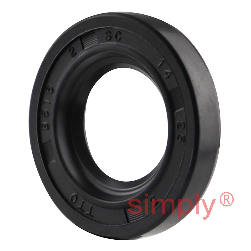 14x25x5mm Nitrile Rubber Single Lip Rotary Shaft Oil Seal SC / R21