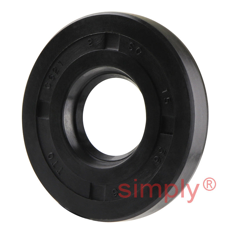 15x36x6mm Nitrile Rubber Single Lip Rotary Shaft Oil Seal with Garter Spring SC / R21