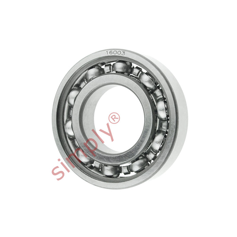 16003 Budget Open Type Deep Groove Ball Bearing 17x35x8mm