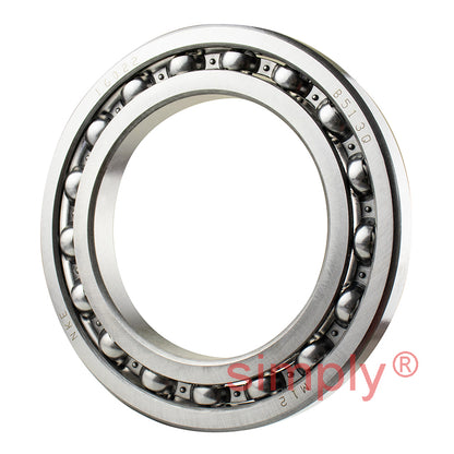 Major Brand 16022 Open Deep Groove Ball Bearing 110x170x19mm